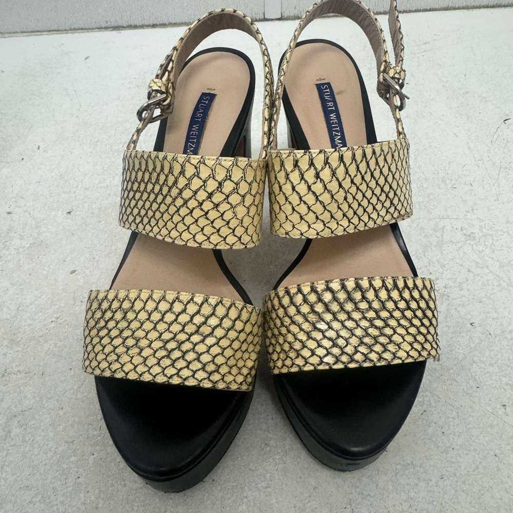 Stuart Weitzman Snakeskin Heels